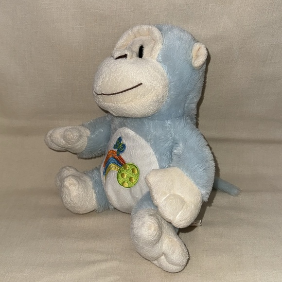 Dan Dee Collector’s Choice Blue Monkey Easter Butterfly Rainbow Ultra Soft! - Picture 3 of 13